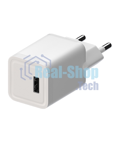 Сетевое зарядное устройство Maxvi A201 1хUSB 2A, белый