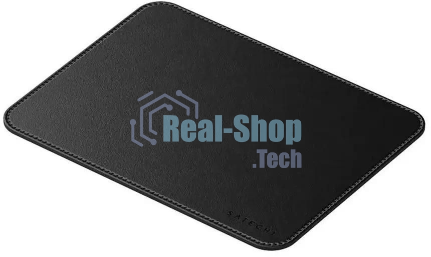 Коврик для мыши из веганской кожи Satechi Vegan-Leather Premium Desk Mat, черный