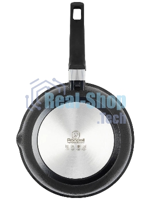 Сковорода Rondell Escurion RDA-894, 26 см, съемная ручка, без крышки, черный