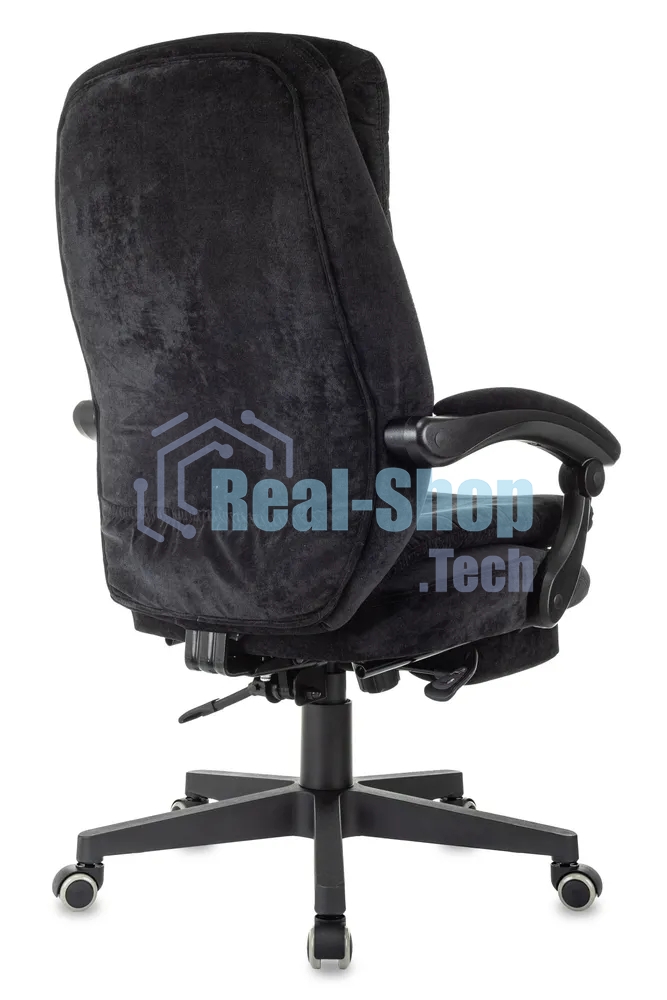 Кресло Бюрократ T-9950MSG-F/BLACK-PU черный, экокожа