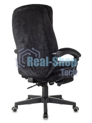 Кресло Бюрократ T-9950MSG-F/BLACK-PU черный, экокожа