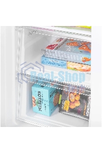 Холодильник Maunfeld MFF177NFBE черный, двухкамерный 263/170л морозилка сбоку, No Frost, Side by Side