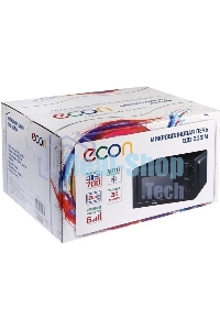 Микроволновая печь ECON ECO-2031M черный, 20 л, 700 Вт, поворотный механизм