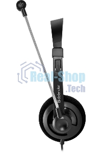 Гарнитура проводная Defender Aura 104 черный (кабель 1.8м)