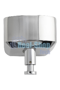 Дозатор жидкого мыла настенный, металический с глазком, из нерж.стали 201, на 500 мл ХРОМ BRIMIX 643
