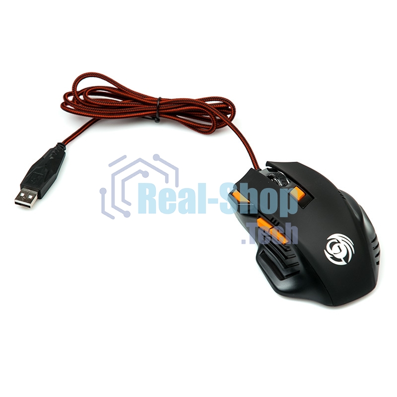 Мышь проводная Dialog Gan-Kata MGK-14U черный, 2400 dpi, USB, кнопки - 7