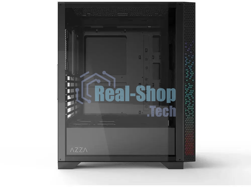 Компьютерный корпус Azza Celesta F черный без БП ATX 5x120мм 5x140мм 2xUSB 2.0 1xUSB 3.0 audio bott PSU