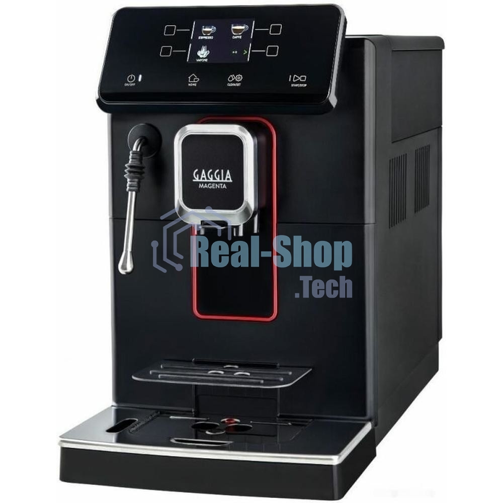 Кофемашина автоматическая Gaggia MAGENTA PLUS BK 8700/01 черный, исп. кофе - молотый/зерновой, 1.8 л, 1500 Вт, 15 бар