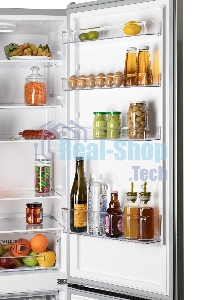 Холодильник Nordfrost NRB 164NF S серебристый двухкамерный 238/105л морозилка снизу