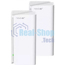 Трехдиапазонная гигабитная Wi-Fi Mesh система Tenda MX21 Pro (2-pack) AXE5700, 2,4/5/6 ГГц, до 5665 Мбит/с, 3x1 Гбит/с