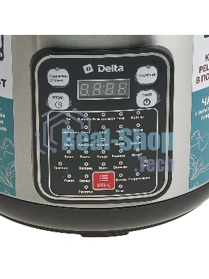 Мультиварка DELTA DL-6528 черная: 900 Вт,5л, 31 ПРОГРАММА (4)