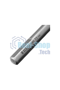 Сверло спиральное по металлу Denzel 7,5 x 109мм, Р6М5, Golden Tip