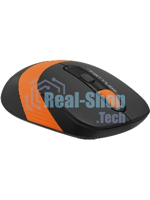 Мышь беспроводная A4Tech Fstyler FG10S черный/оранжевый, 2000 dpi, радиоканал, USB, кнопки - 4