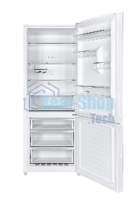 Холодильник Maunfeld MFF1857NFW белый мат. инвертер двухкамерный 336/117л морозилка снизу