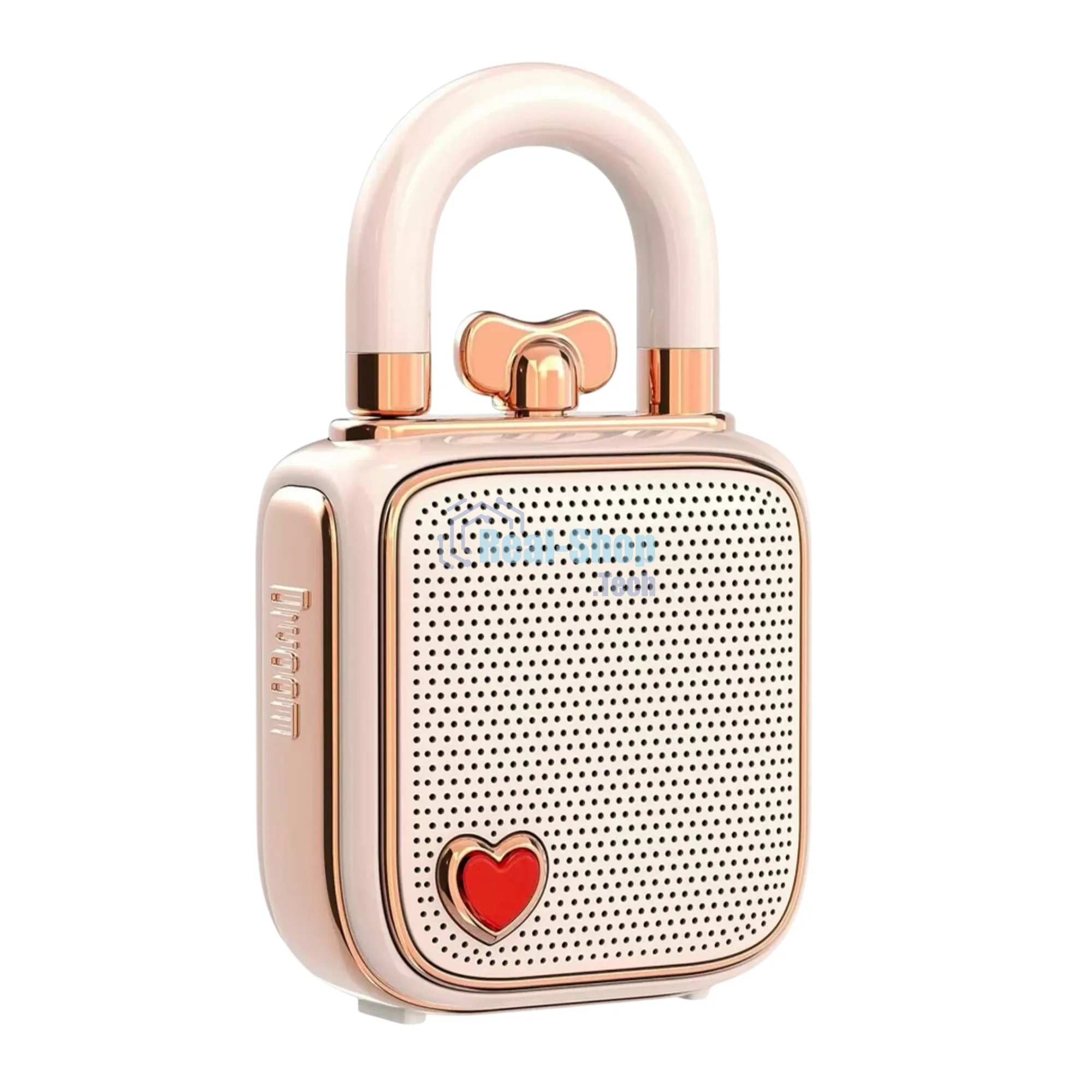 Портативная колонка Divoom LoveLock розовая (41000009686)