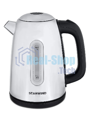 Чайник электрический Starwind SKS3210 1.7л. 2200Вт серебристый (корпус: металл)