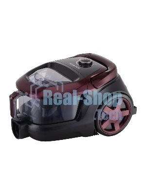 Пылесос Willmark VC-2630CYM бордовый, 450/2000 Вт, уборка сухая, пылесборник контейнер 2.5 л
