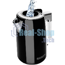 Чайник электрический Polaris PWK 1746CA Water Way Pro 1.7л. 2200Вт черный (корпус: нержавеющая сталь)