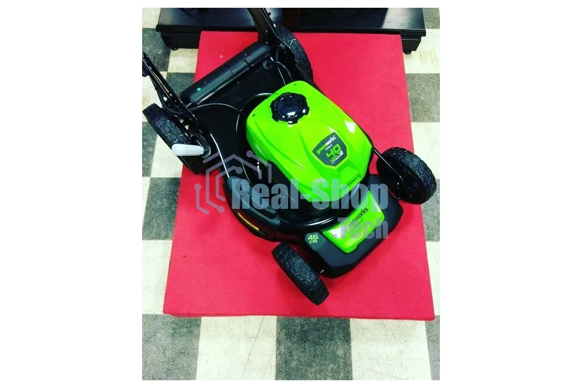 Газонокосилка аккумуляторная GreenWorks GD40LM46SP 40В, 46см, самоходная (без аккумуляторной батареи и зарядного устройства) (2506807)