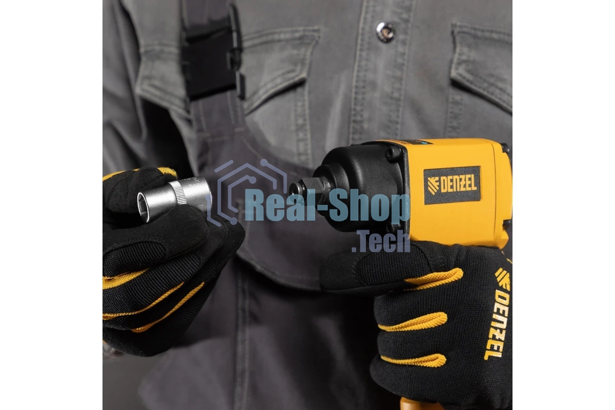 Ударный пневмогайковерт Denzel IWS550 Compact, 1/2