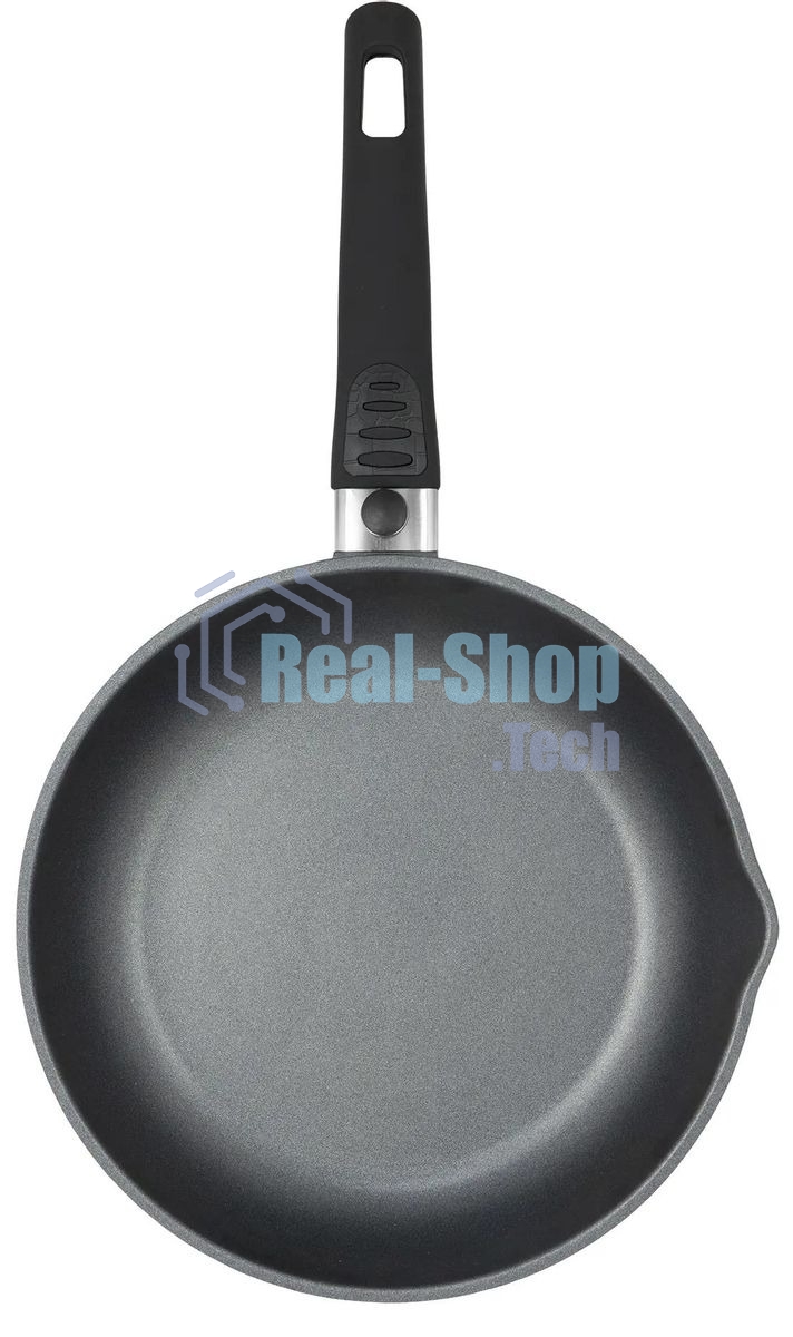 Сковорода Rondell Escurion RDA-894, 26 см, съемная ручка, без крышки, черный