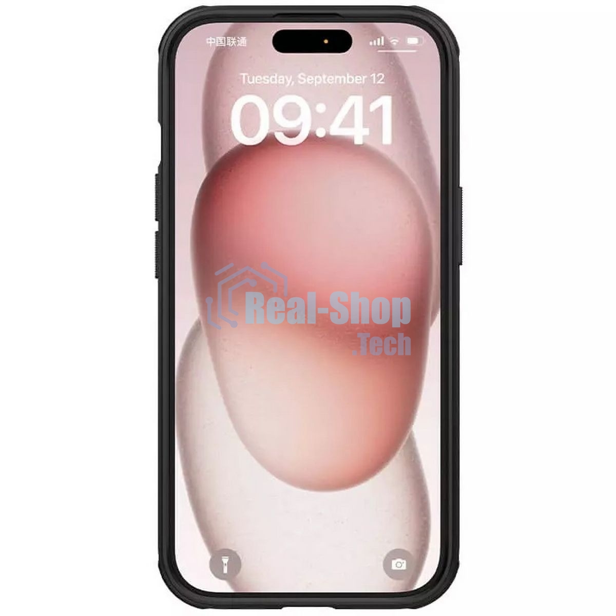 Чехол Super Frosted Shield Pro, черный, (AP IP15 Plus)