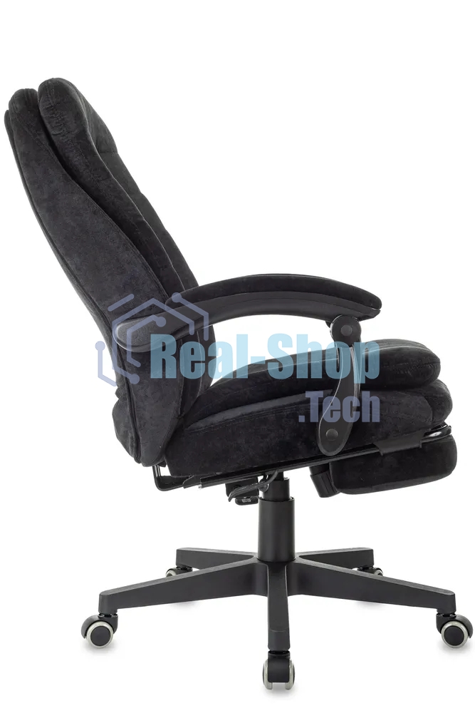 Кресло Бюрократ T-9950MSG-F/BLACK-PU черный, экокожа