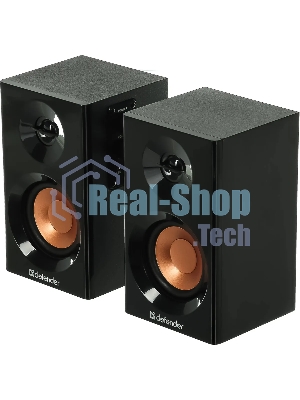 Акустическая система Defender AURORA S12 2.0, Актив.колонки 2x6 W (RMS),100 Гц - 20 кГц