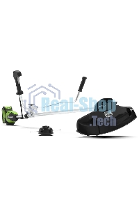 Триммер аккумуляторный GreenWorks GD40BCB, 40V, 40,6 см, бесщеточный, с АКБ 4АЧ и ЗУ (2105707UB) 40 вольт (модель GD40BCB) - отличная замена электро или бензиновому триммеру, он с легкостью справиться с высокой травой, а благодаря пильному диску (в компле