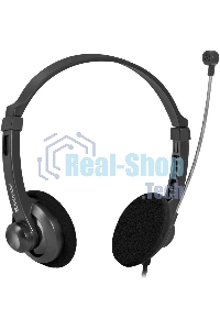 Гарнитура проводная Defender Aura 104 черный (кабель 1.8м)