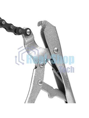 Зажимные клещи цепные с фиксатором Deli DL20018 230мм, длина цепи 450мм, регулировочный винт