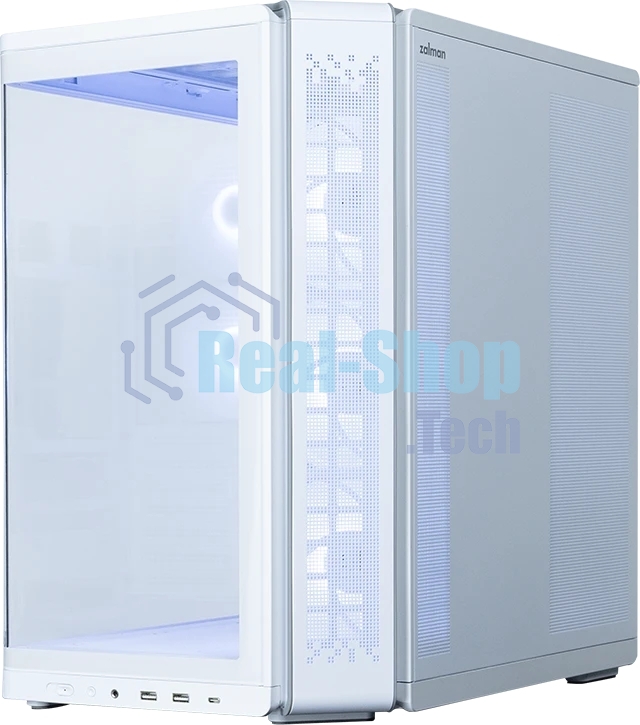Компьютерный корпус ZALMAN MidTower P60 белый (ATX, без БП, 5x120мм ARGb fans, 1xUSB Type C, 2xUSB 3.0) (Zalman P60 белый)