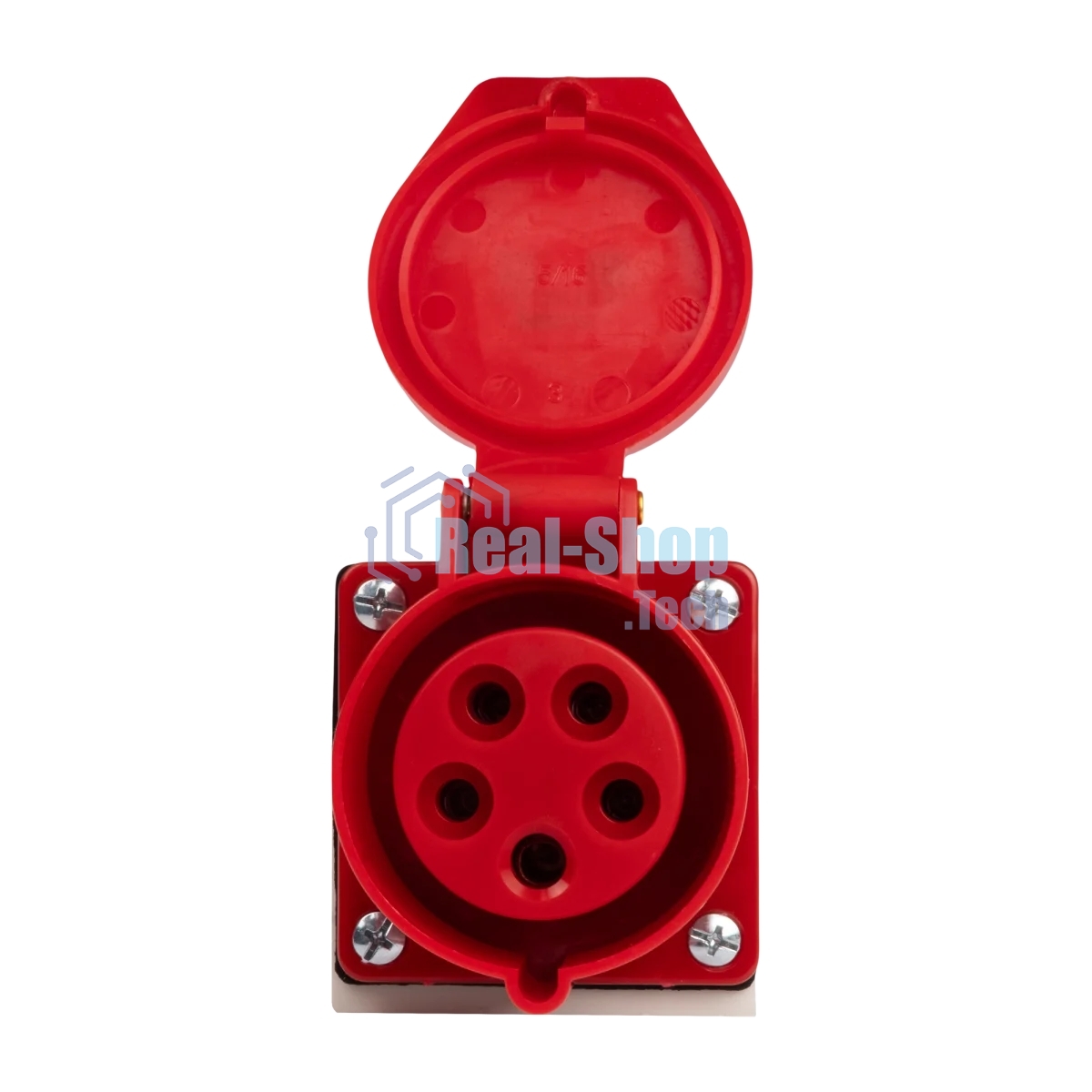 Розетка стационарная для наружной установки PPC 115 3Р+РЕ+N 16А 380В IP44 Jazzway