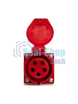 Розетка стационарная для наружной установки PPC 115 3Р+РЕ+N 16А 380В IP44 Jazzway