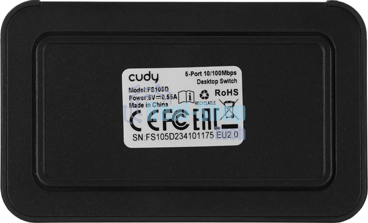 Коммутатор Cudy FS105D, 5×100 Мбит/с
