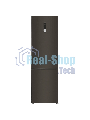 Холодильник Maunfeld MFF200NFSB10 Inverter черный двухкамерный 257/94л морозилка снизу, No Frost
