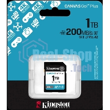 Флеш карта SDXC 1Tb Kingston SDG4/1Tb Canvas Go! Plus w/o adapter