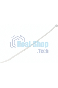 Стяжка нейлоновая неоткрывающаяся Hyperline GT-200IC, безгалогенная (halogen free), 200x3.6 мм, (100 шт)