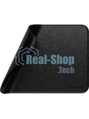 Коврик для мыши из веганской кожи Satechi Vegan-Leather Premium Desk Mat, черный