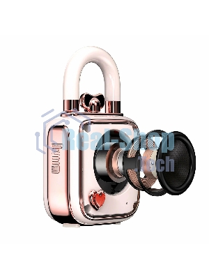 Портативная колонка Divoom LoveLock розовая (41000009686)