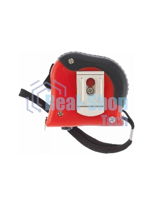 Рулетка Matrix Double fixation, 3 м х 16 мм, обрезиненный корпус, двойная плавная фиксация