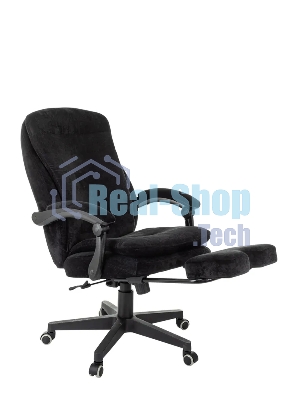 Кресло Бюрократ T-9950MSG-F/BLACK-PU черный, экокожа