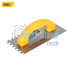 Кельма зубчатая прямоугольная Deli DL509310 230х100мм