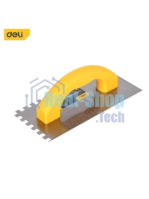 Кельма зубчатая прямоугольная Deli DL509310 230х100мм