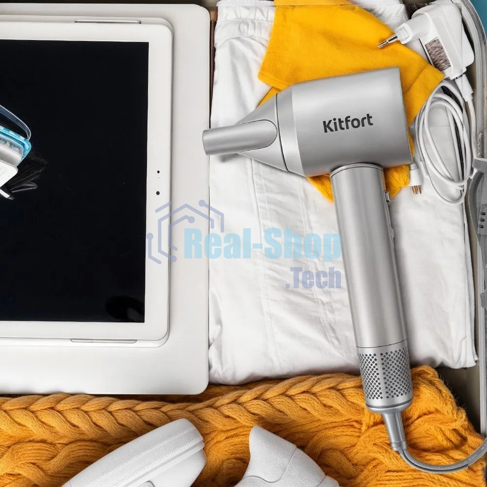 Фен Kitfort КТ-3292 1600Вт серебристый