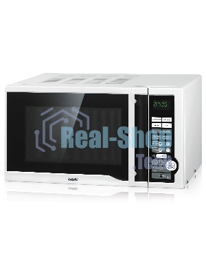 Микроволновая печь BBK 20MWS-770S/W белый, 20 л, 700 Вт, переключатели - кнопки