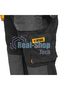 Брюки профессиональные рабочие Denzel 65% полиэстер 35% хлопок, XL