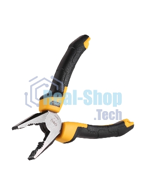 Комбинированные плоскогубцы Deli DL2007Z 180мм, мталь CrV, прорезиненная двухкомпонентная ручка