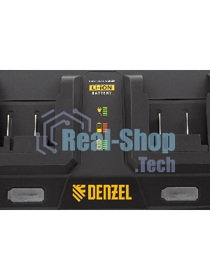 Устройство зарядное для аккумуляторов Denzel IBC-18-3.0-2, Li-Ion, 18В, 3,0 А, для двух батарей