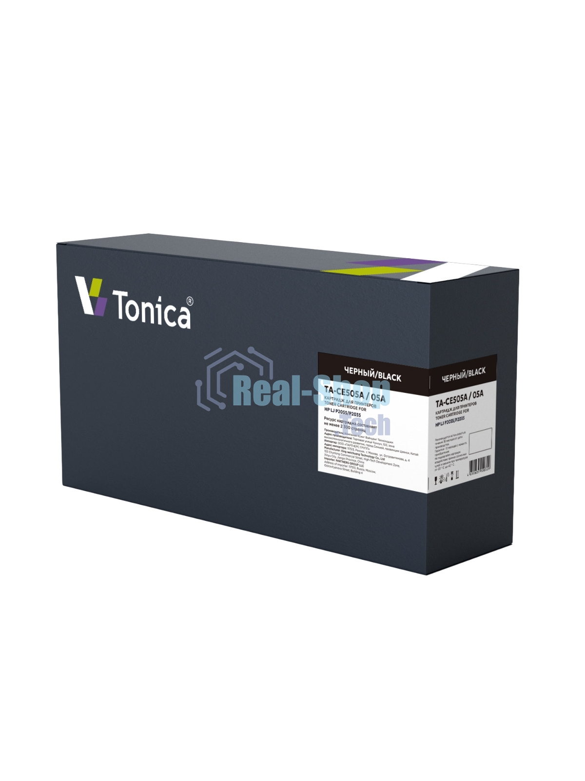 Картридж лазерный Tonica TA-CE505A CE505A черный (2300стр.) для HP LJ P2055/P2035